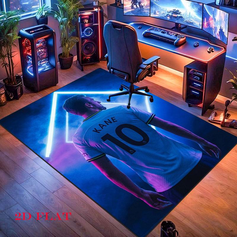Harry Kane Carpet Rug for Living Room Bedroom Home Sofa Decoration,Kids play Nonslip Floor Mat