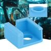 5pcs Heating Block Insulation Silicone Sleeve for Creality CR-10CR10SEnder 3 MK7 MK8 MK9Blue