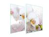 GLAS-KOCHFELD-SCHUTZPLATTE 70x52 ORCHIDEE