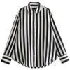 Fashion Style 2024 Spring New Women's Clothing Refined Stylish and Versatile Long Sleeves Stripes Shirt 3666061 070