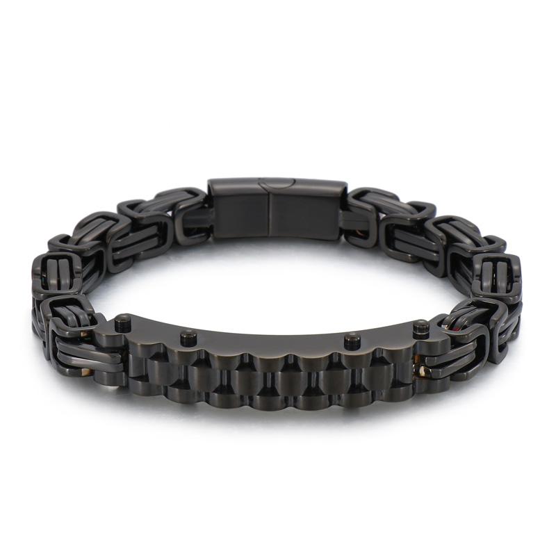 Stainless Steel Newest Biker Bracelet Men with Royal Chain Jewelry