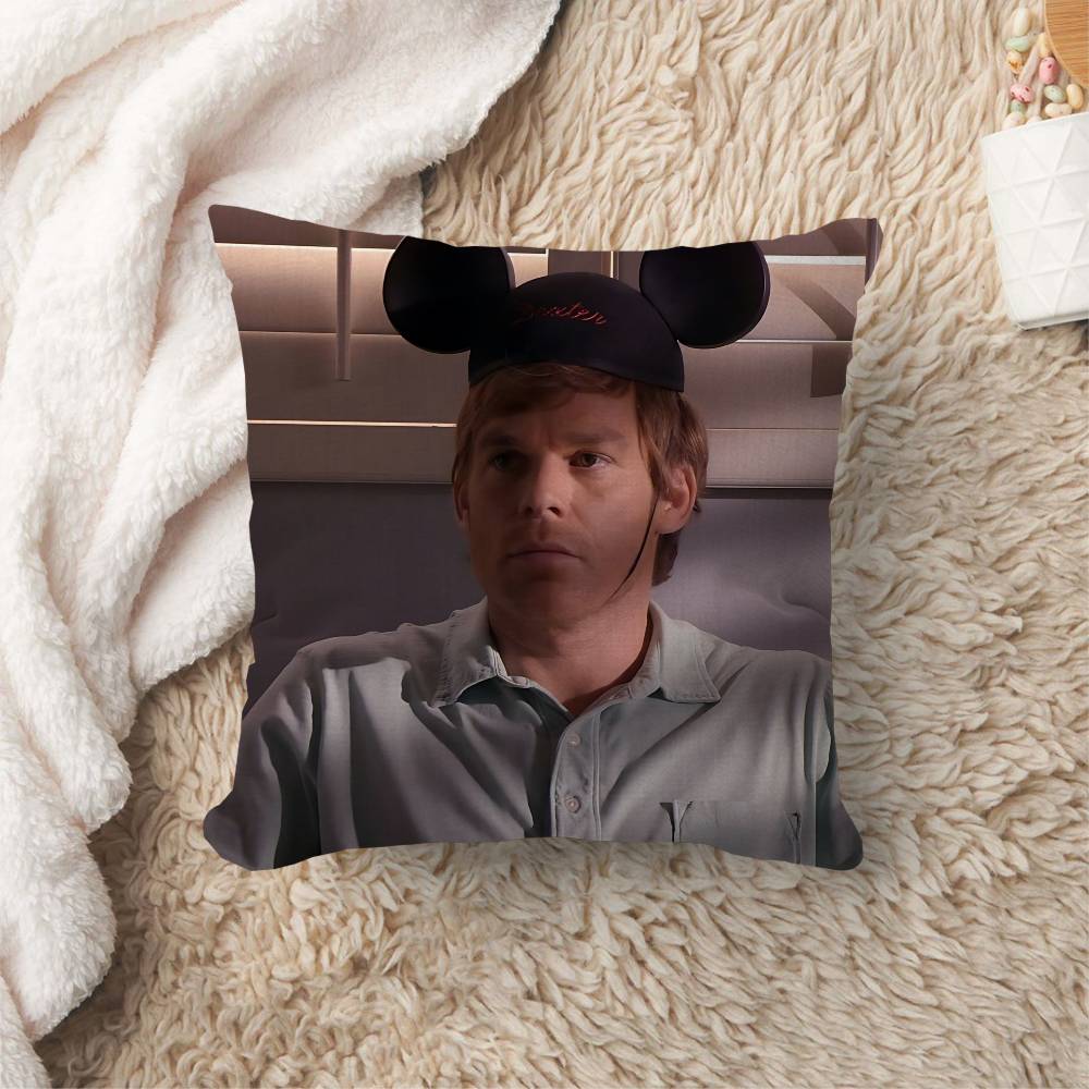 TV D-Dexter Pillowcase toon Gift Cushion Cover Bedroom Home Sofa Chair Seat Decor pillow case