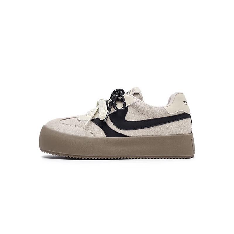 TEENMIX Women s Casual Lace-up Platform Skate Shoes 39