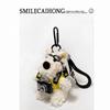 Original Cute Camera West Highland Cartoon Puppy Plush Pendant Bag Pendant Doll Keychain Creative Gift