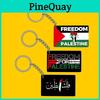 Unique Palestine Flag Keyring For Business And Advertising Double-sided Printing 4cm Size