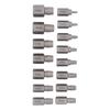 15Pcs Screw Extractor Set Hex Head Easy Out Cr Mo Damaged Broken Bolt Remover Tool Kit