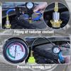 31 Pcs Radiator Cooling System Pressure Tester Kit Cooling System Water Tank Leak Test Detector Set for Cars Motorcycles Trucks