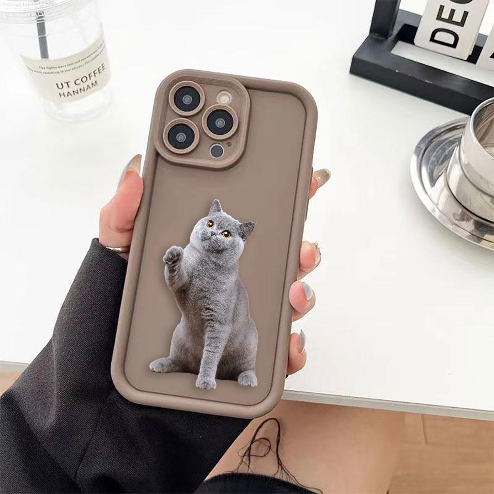 White Grey Cat Ragdoll Phone Case For HONOR X9D X9B X9A X8C X8B X8A X8 X7A X6A X7 X9 MAGIC 5 6 7 8 Y9 DIY Shell Funda Case Cover