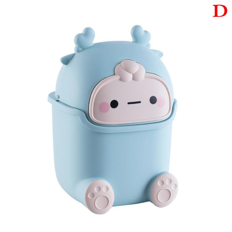 

Ins Desktop Small Trash Bin Waste Bin Bedroom Home Cute Trash Can With Lid