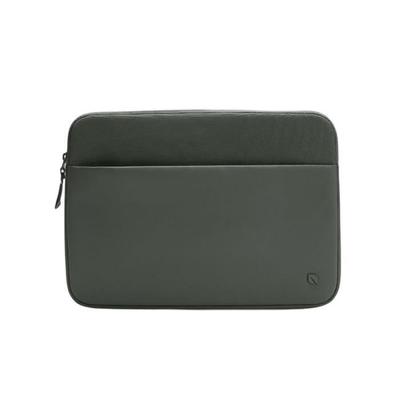 Hülle für MacBook Pro 16" - INCACE - Mit Reißverschluss - 900D Polyester - Futter aus Kunstfell - Grün