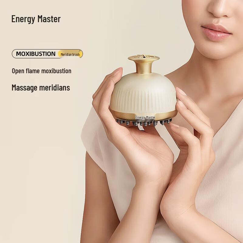 Yuanqi Daren Hot Compress Meridian Brush Massager