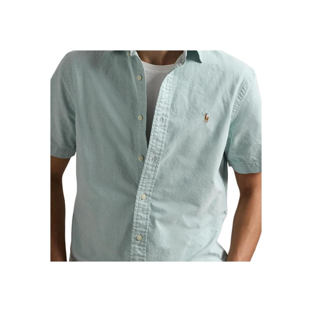 Polo Ralph Lauren Classic Fit Cotton Single-Breasted Short Sleeve Shirt Men shirts MNPOWOV1N820955-300