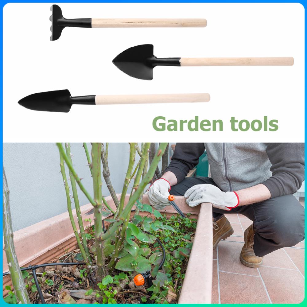 

3pcs Rake Shovel Balcony Gardening Gadgets Gardening Hand Tools Set Plant Flower Bonsai Mini Transplant Digging Suits China Mainland