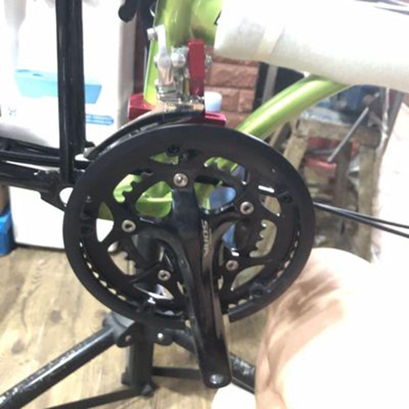 Alloy Front Derailleur Clamp FD Adapter Braze on 38mm to 39mm For Brompton 3SIXTY Pikes JAVA FIT Folding Bike 2 Speed