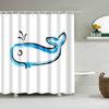 Animals Octopus Wolf Lion Seahorse Turtle Shower Curtains Bathroom Curtain Frabic Waterproof Polyester Bathroom Curtain Hooks
