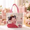 Cartoon Canvas Gift Bag for Birthdays, Festivals, Souvenirs, and Outings – Eco-friendly & Durable