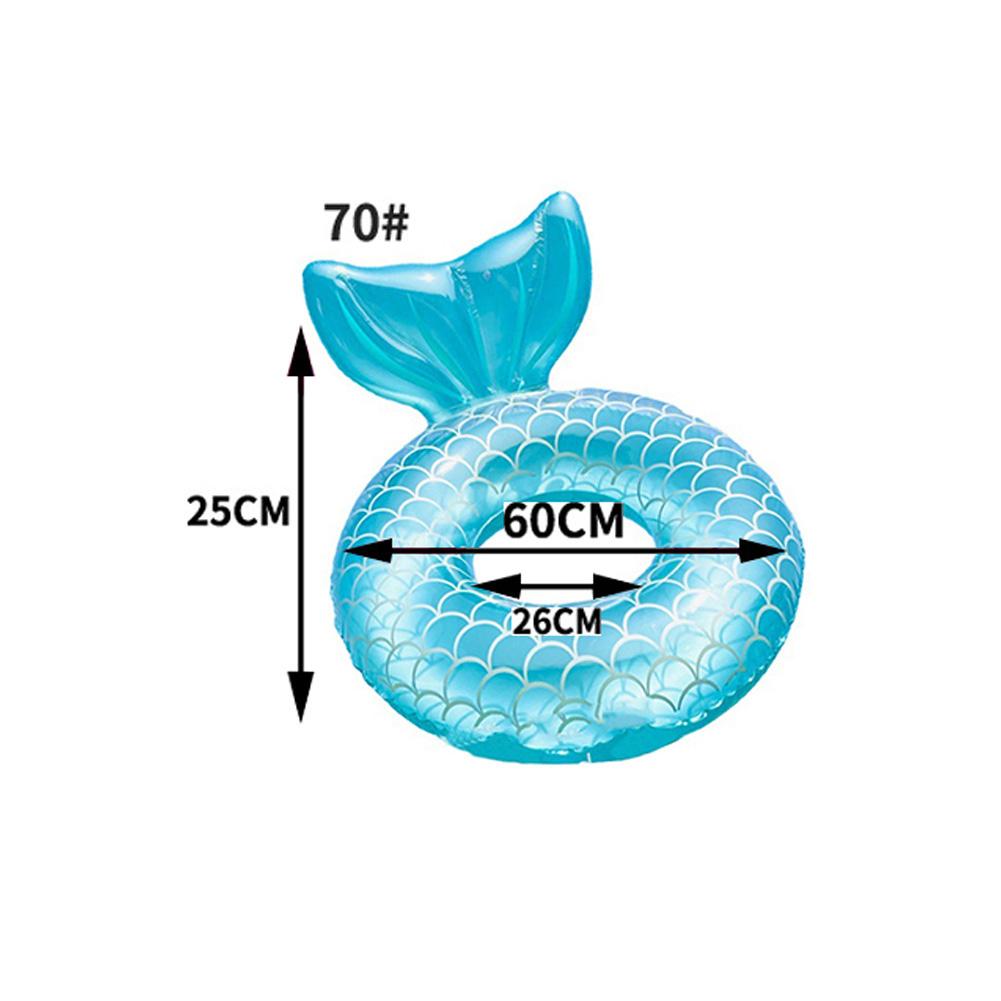 Aufblasbarer Schwimmring in Meerjungfrauenform, schwimmendes Pool-Party-Spielzeug für den Strand, für Erwachsene und Kinder, Baby, Wasserspielschlauch, Schwimmmatratze, Spielzeug