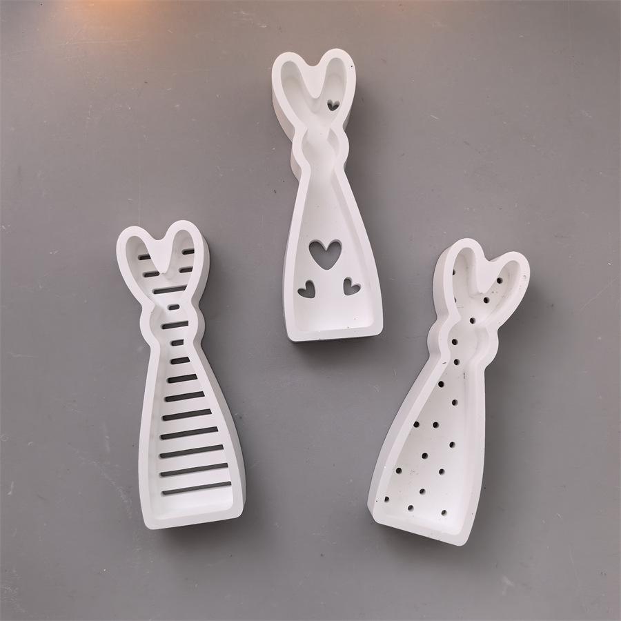 WTEMPO Ostern Silikonform Stehender Hase Dekoration Festival Requisitenform Gips Epoxidharzform