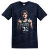 Larry Bird Celtics Basketball Legende T-Shirt Retro Spieler Tee Fan Geschenk