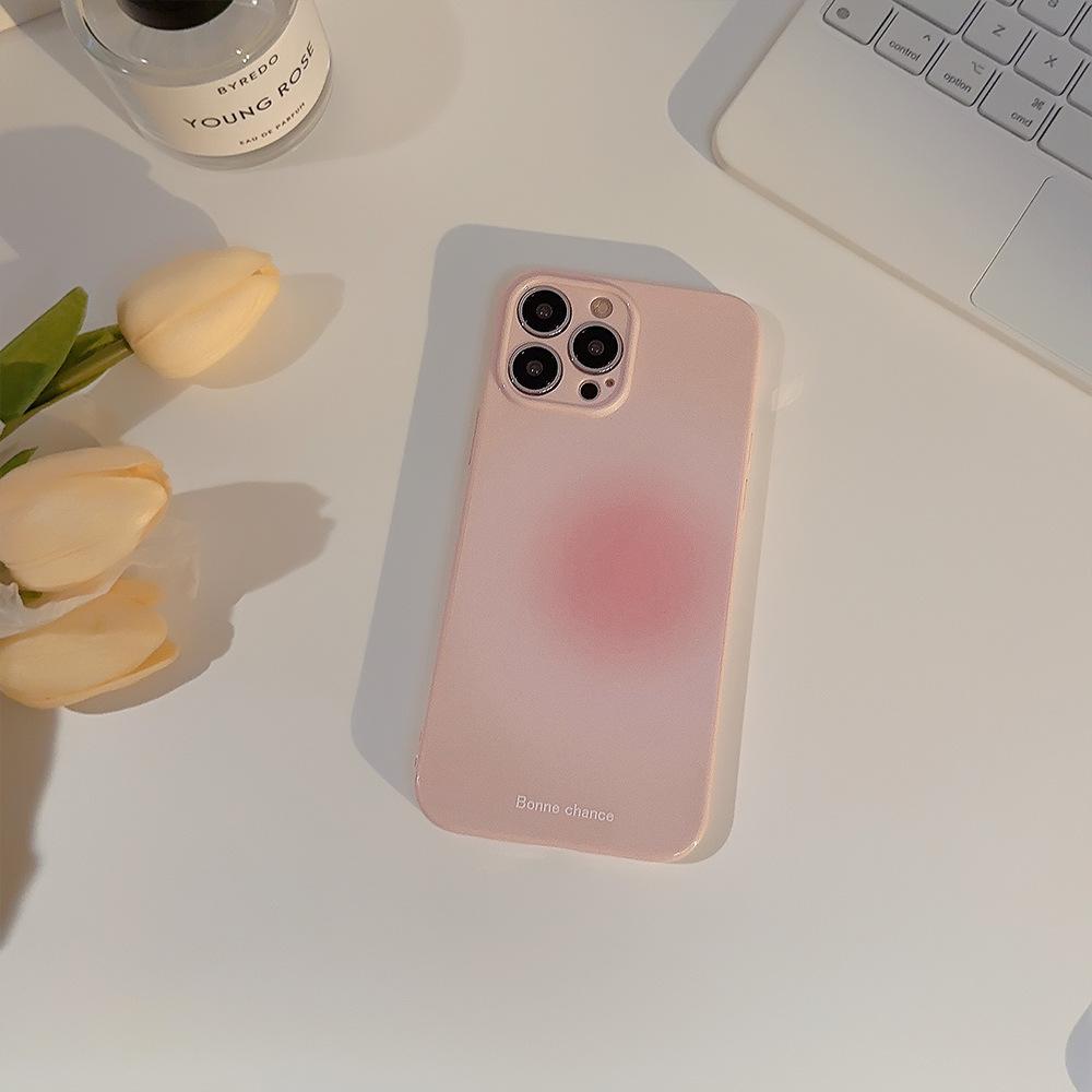 Gradient Solid Color Iphone14 Phone Case 12 Apple 13 Suitable for 11 Macaron 15pro Gentle 16pro Max