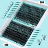 320 Clusters Beauty Lash Extension Kits Private Label Custom Logo 3d Soft Classic Custom Lashes Individual Eyelash Extensions