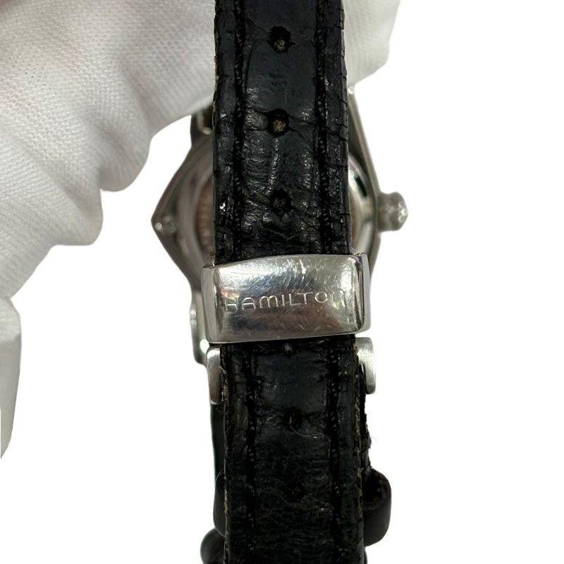 Used HAMILTON Ventura H242111 Women's Watch Quartz Black Dial Working Item [Used Item] 22603R51