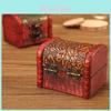 Vintage Wooden Storage Box With Lid For Jewelry Organizer And Home Decor
