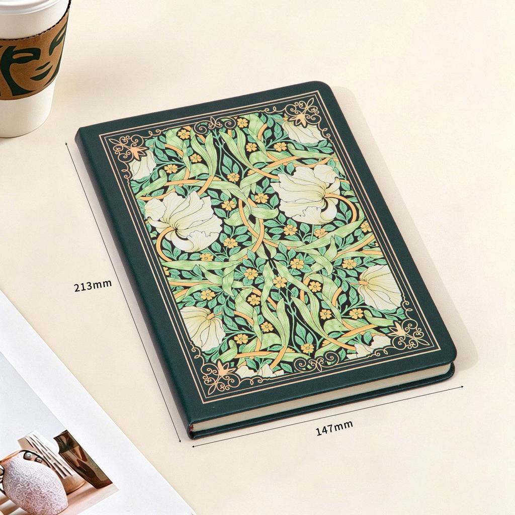 Retro A5 Illustrated Notebook with Thick Blank Pages