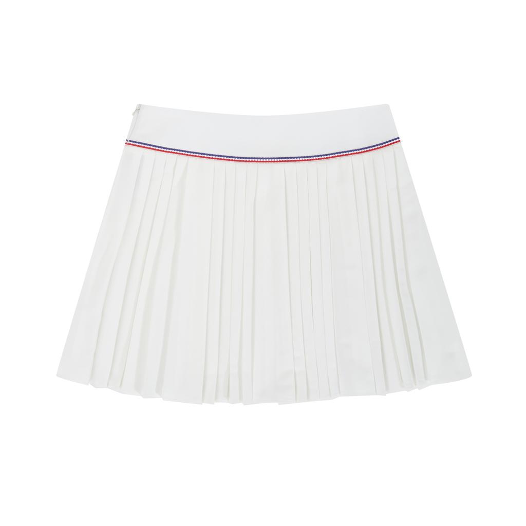 MARTINE GOLF Multi Pleats Culotte_White