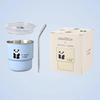 304 Stainless Steel Cartoon Coffee Cup with Lid & Straw, Portable Travel Mug for Home & Office