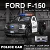 1/36 Police Car Series Alloy Diecast Models Car Toy For Gifts Collections Decorations