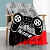 Game Handle Customize Text Blanket Cozy Personalized Blanket Durable Comfort Suitable for Bed Office Home Decor Living Room Four Seasons Universal