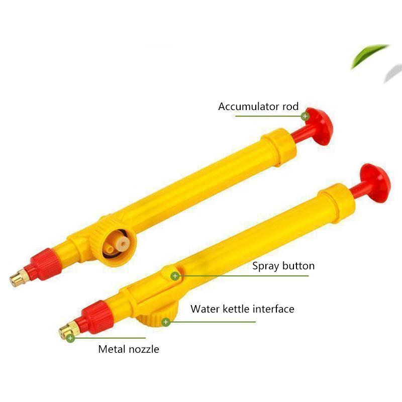 Randomly Select One Blue Red Manual High Pressure Air Pump Manual Sprayer Adjustable Drink Bottle Spray Head Nozzle Garden