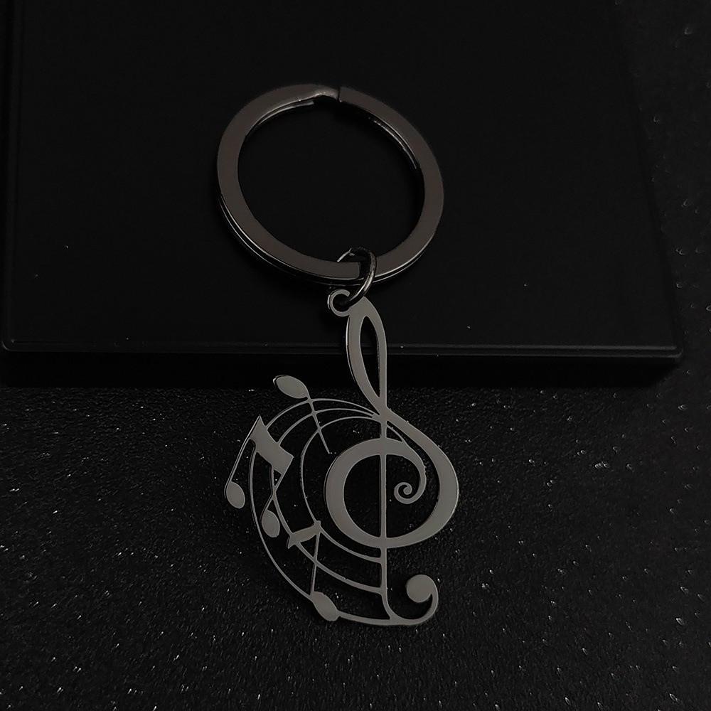 Lightweight Treble Clef Necklace Hollow Design Musical Note Charm Pendant Jewelry  Music Lovers