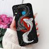 For Infinix Hot 8 Phone Case Hot 8 Lite Hot8 X650 X650C X650B X650D Elegant Floral Cat Pattern Black Silicone Soft TPU Cases