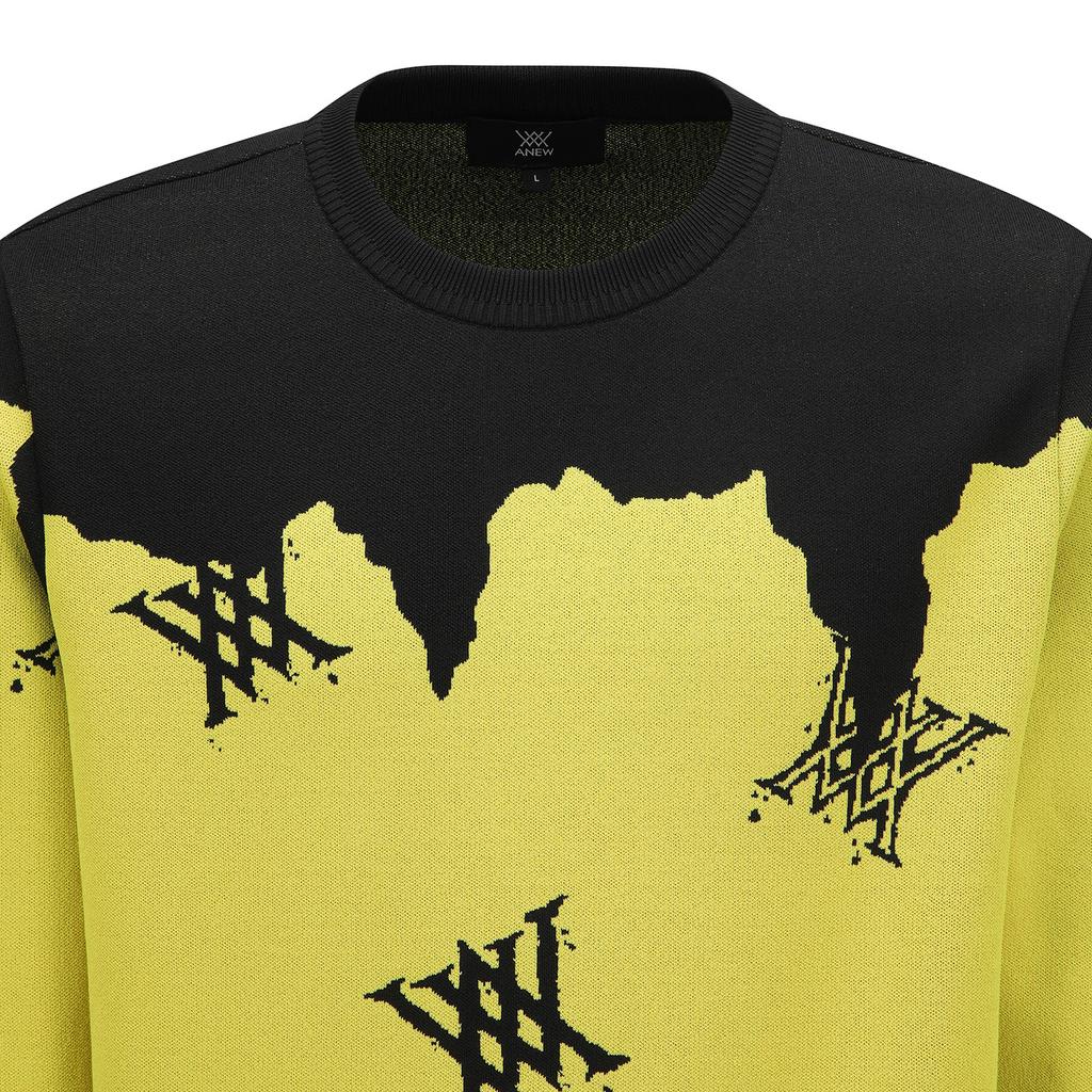 ANEW GOLF Men Pattern Sweater_Ye