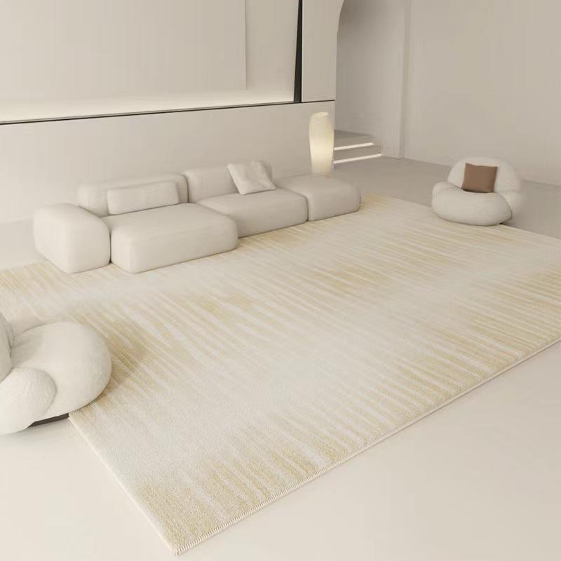 Minimalist Faux Cashmere Living Room Carpet Bedside Rug Sofa Coffee Table Rug Drift Window Bedroom Non-Slip Rugs