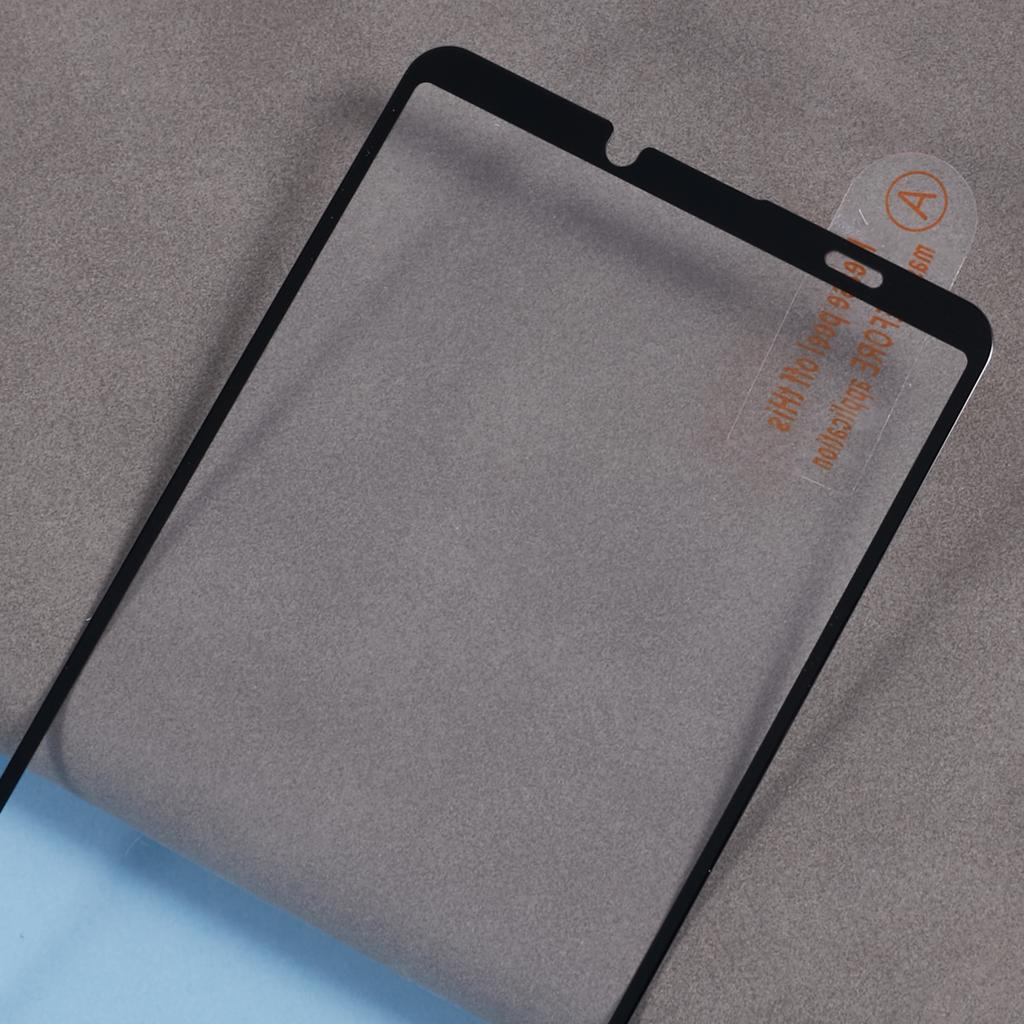 For Sony Xperia 10 VI Tempered Glass Electroplating Anti-Fingerprint Silk Printing Full Glue Screen Protector