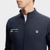 Fila Simple Mature Coach Jacket Men Jackets Royal-Blue A11M433505FNV