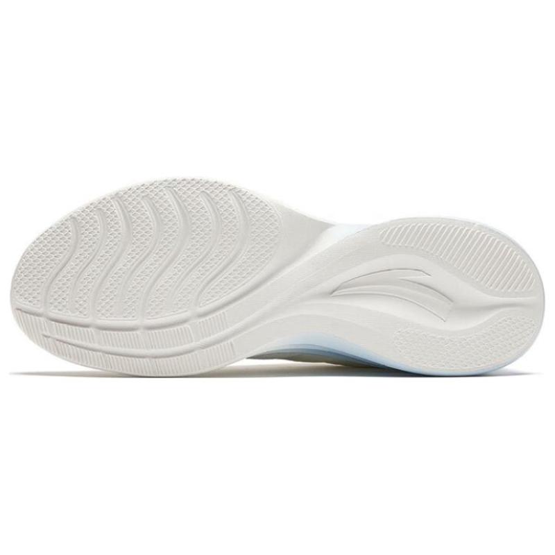 Anta Shock Absorbers Low Top Running Shoes Women's White Orange Sneakers 922335501-4