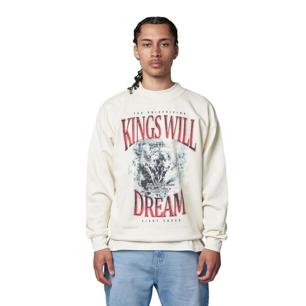 Kings Will Dream Mens Studio Snake Eyes Crew Neck Sweatshirt