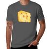 Cheese Pattern White Tshirt Lightweight Cooling Short Sleeve Tee