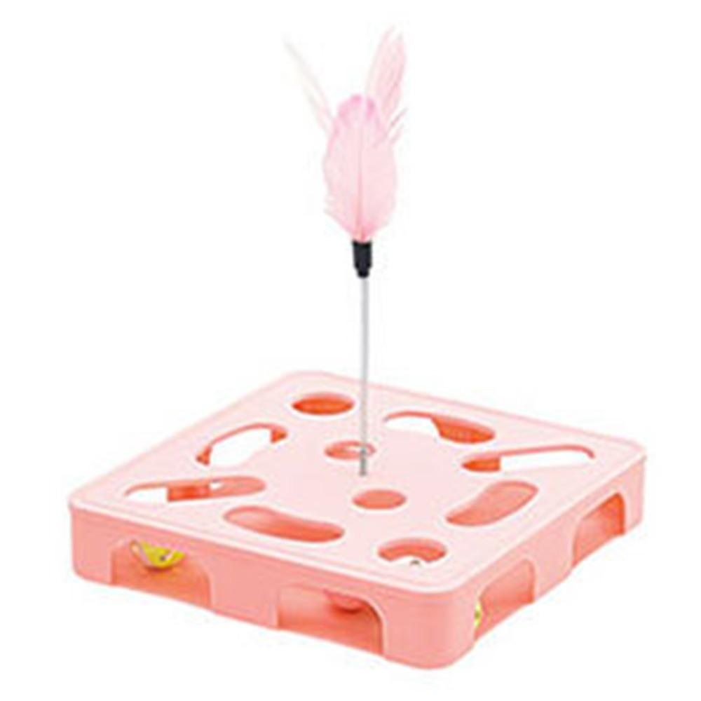 Plastic Pet Puzzle Track Toy Funny Cat Teasing Box Cat Exercise Toy  Boredom Relieving
