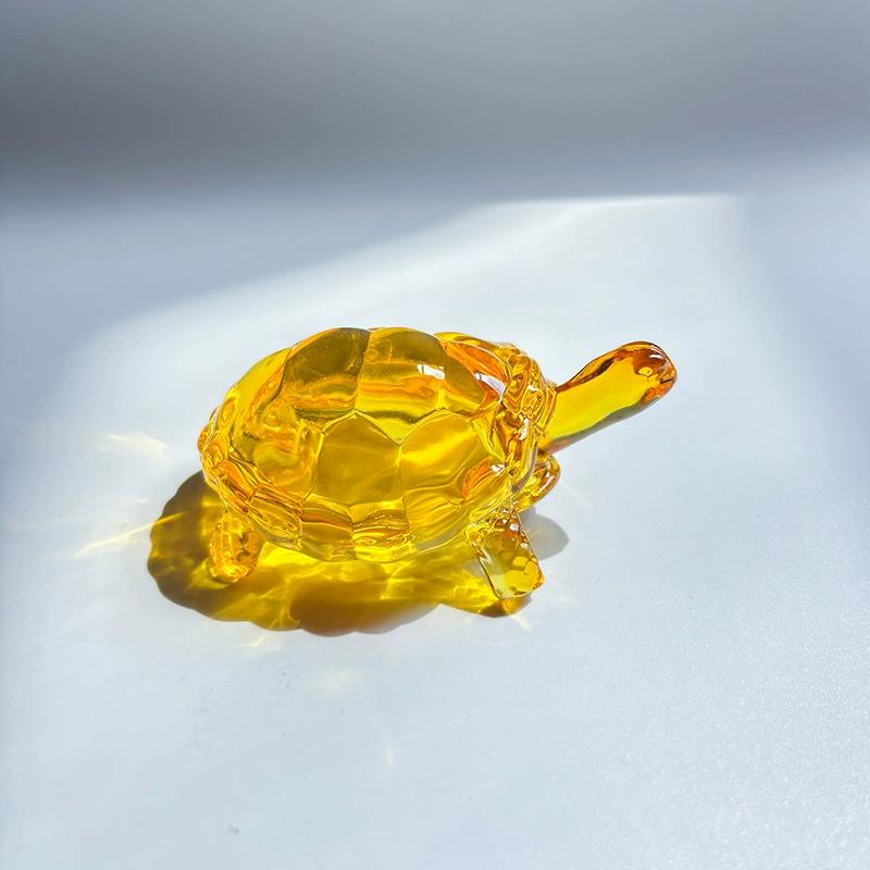 Chinese Feng Shui Home Decoration Tortoise Statue Craft Gift Desktop Ornament Crystal Turtle