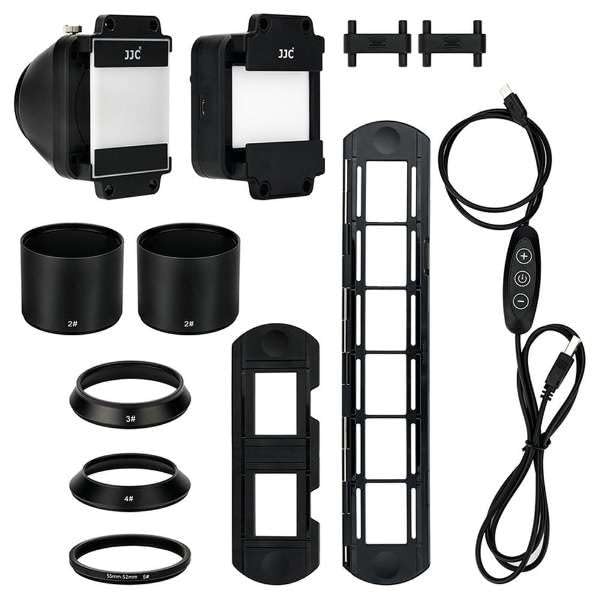 

Digitize your memorable photos with the JJC Film Digitizer Adapter LED Light Set FDA-S1 & (Black) чорний