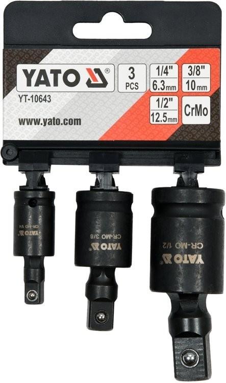 Impact Joint Set 1/4"" 3/8"" 1/2 Yt-10643 Yato
