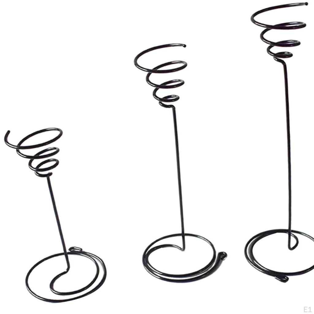 3Pcs Air Plant Halter Stehen Pflanzer Regale Tillandsia Container Metall Pflanzen Spirale Rack für Haus