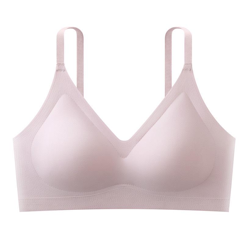 Seamless Wireless Sports Bra for Women - Jelly Strip Support, Anti-Sag, Beautiful Back