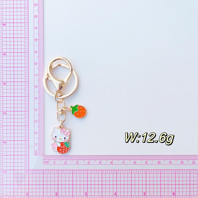 Japanese Cute Kitty Cat Cartoon Keychain Pendant – Creative Gift & Backpack Ornament