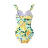 2024 European & American One-Piece Skirted Swimsuit: Flounce Tummy Control, Slimming & Sexy Wrap for Women